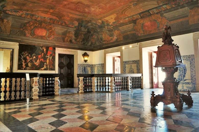 Explore the rooms inside the monastery