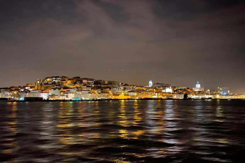 Views of Lisbon at night