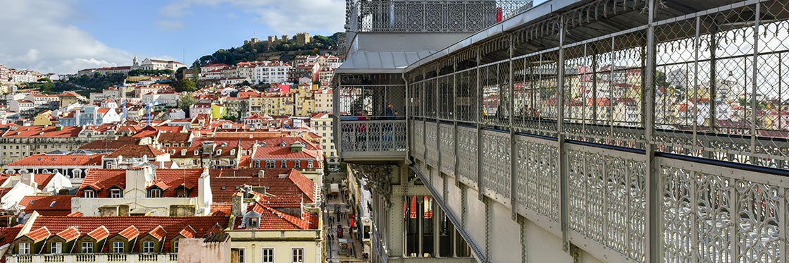 Santa Justa Lift in Lisbon